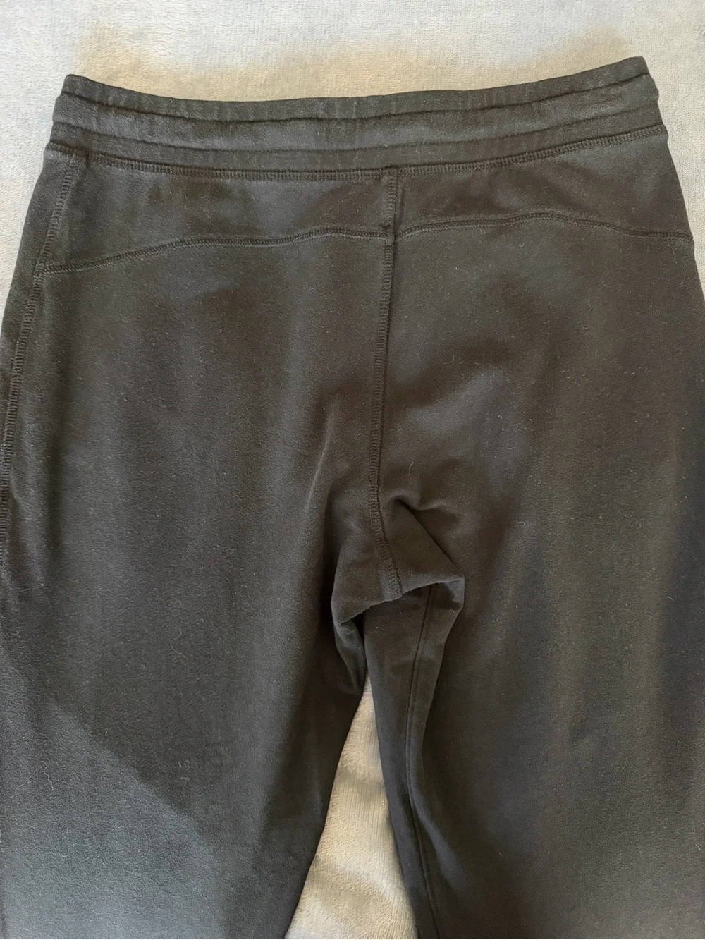 ALO Yoga Black Urban Moto-Style with Zip Pockets Jogger Jeggings Size M